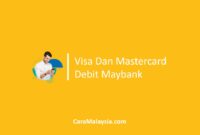 Beza Visa Dan Mastercard Debit Maybank