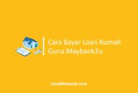Cara Bayar Loan Rumah Guna Maybank2u