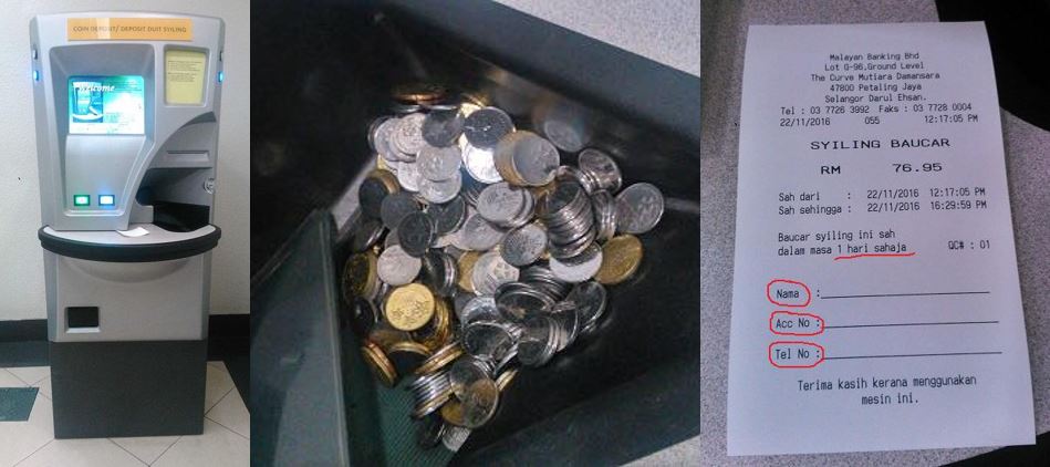 Cara Tukar Duit Syiling di Maybank