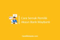 Semak Pemilik Akaun Bank Maybank